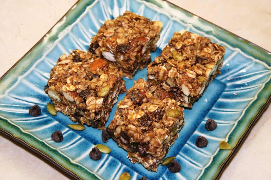 Nutty Crunch Chocolate Vegan Granola Bars