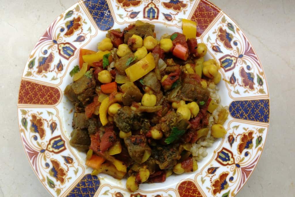 Chickpea and Eggplant Curry