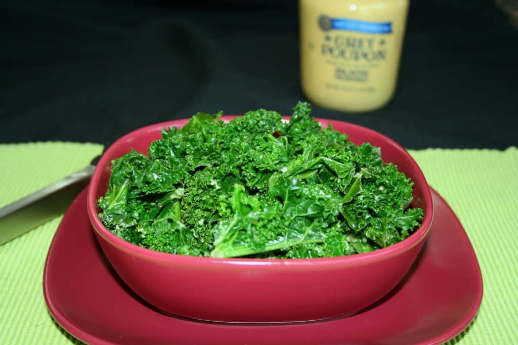 Garlicky Dijon Kale