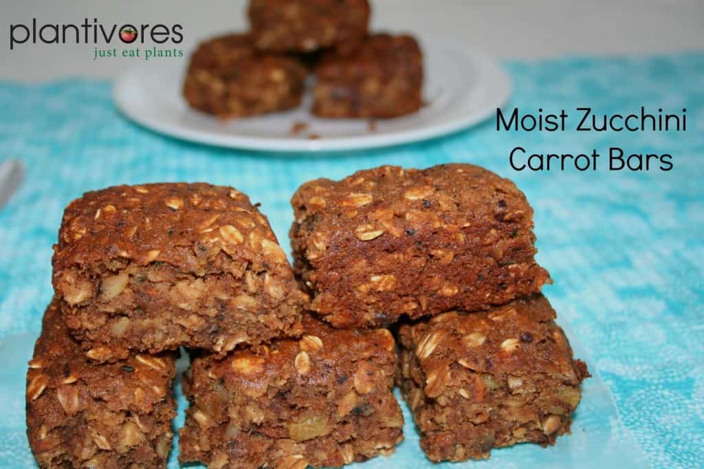 Moist Zucchini Carrot Bars 