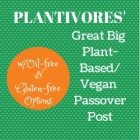Plant-Based (Vegan) Passover Recipe Roundup