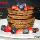 Berry Almond Teff Pancakes (GF, Oil-free, Vegan)