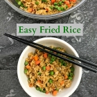Easy Fried Rice (vegan, gf)