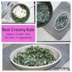 Vegan Creamy Kale (Gluten-free)