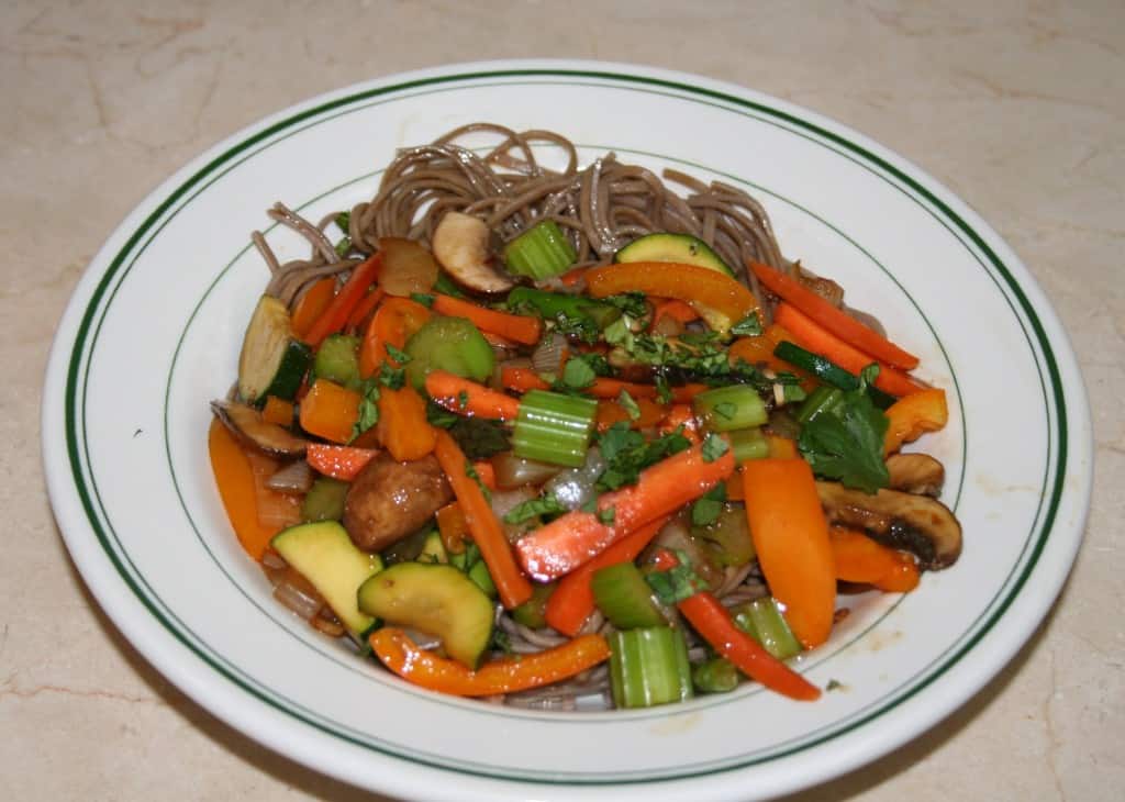 Thai Stir Fry Veggies & Noodles