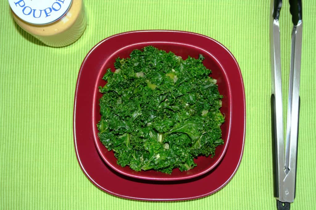 Garlicky Dijon Kale
